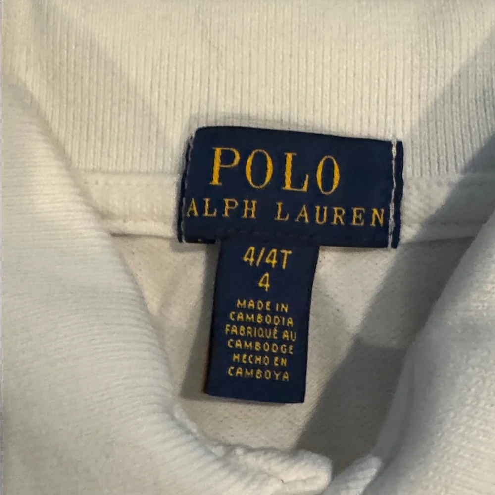 Ralph Lauren Polo Shirt and Hat Matching Set